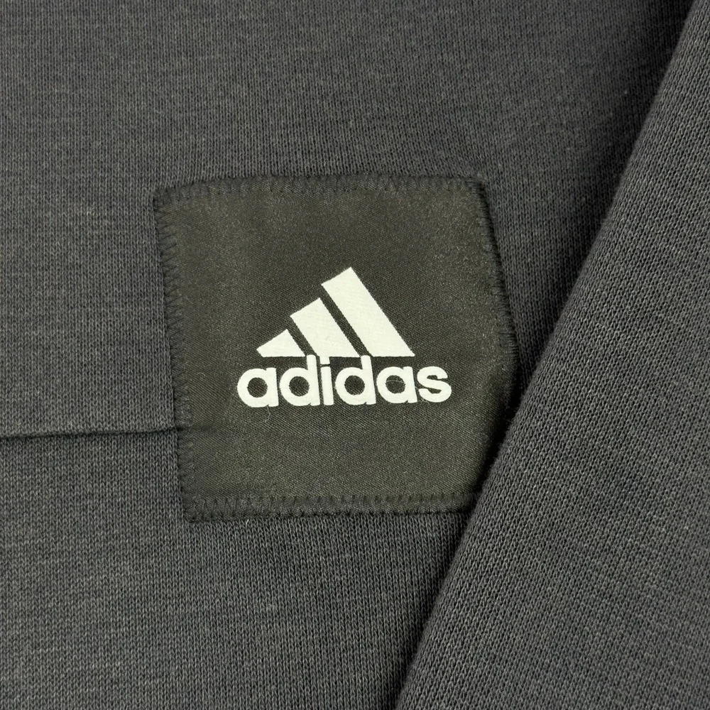 Adidas Basketball Club Full Zip Hoodie Black Aeroready Mens XL *FLAW